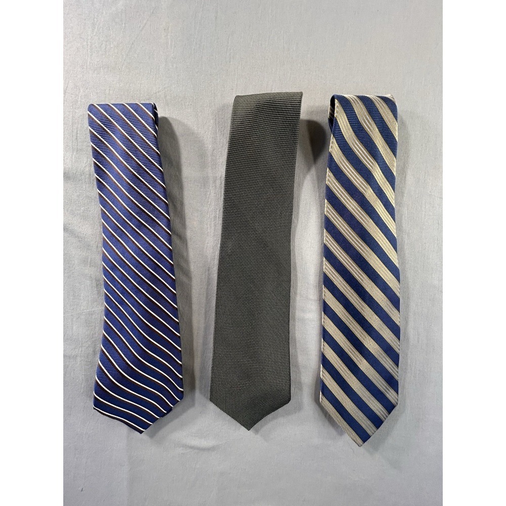 Brooks Brothers Makers Men's Neck‎ Ties Lot Of 3 Made In The USA